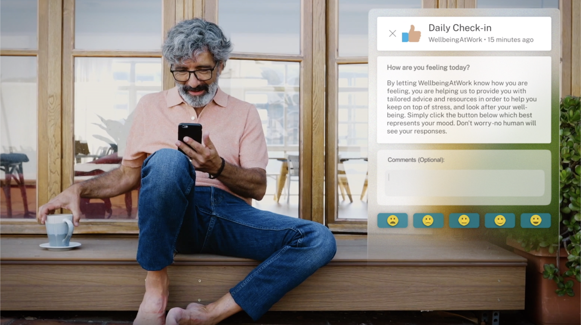 DONA featured in Citrix global marketing campaign creative, with the daily check-in foregrounded